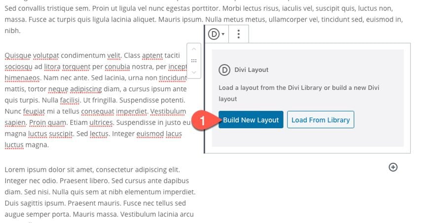 global presets with divi layout block