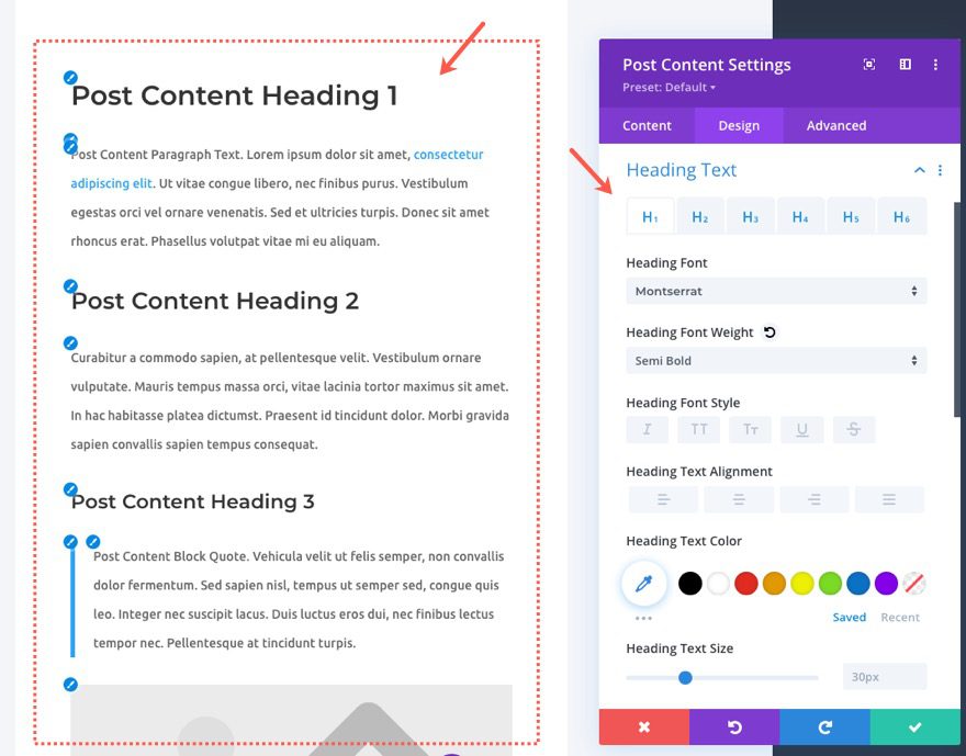 global presets with divi layout block