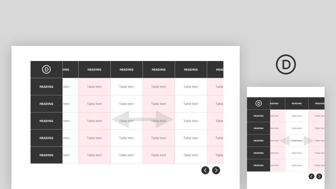 Medicinal Trend rain How to Create a Responsive Table with Horizontal Scroll in Divi