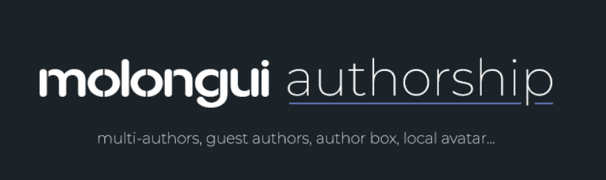 The Molongui Author Box WordPress plugin.