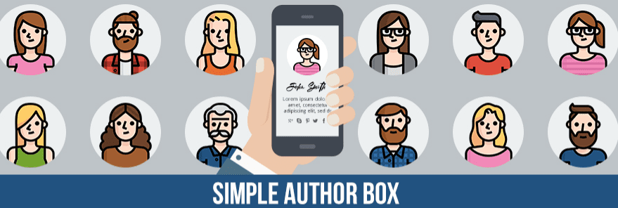 The Simple Author Box WordPress plugin.