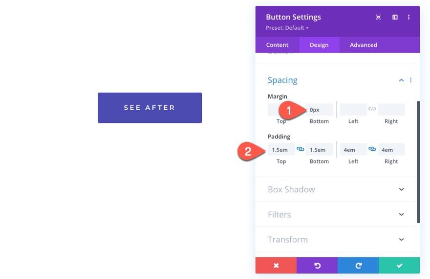 change style of multiple elements on click or hover in divi