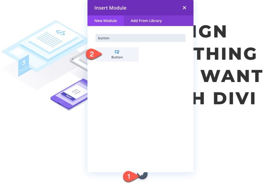 change style of multiple elements on click or hover in divi