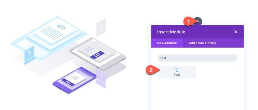 change style of multiple elements on click or hover in divi