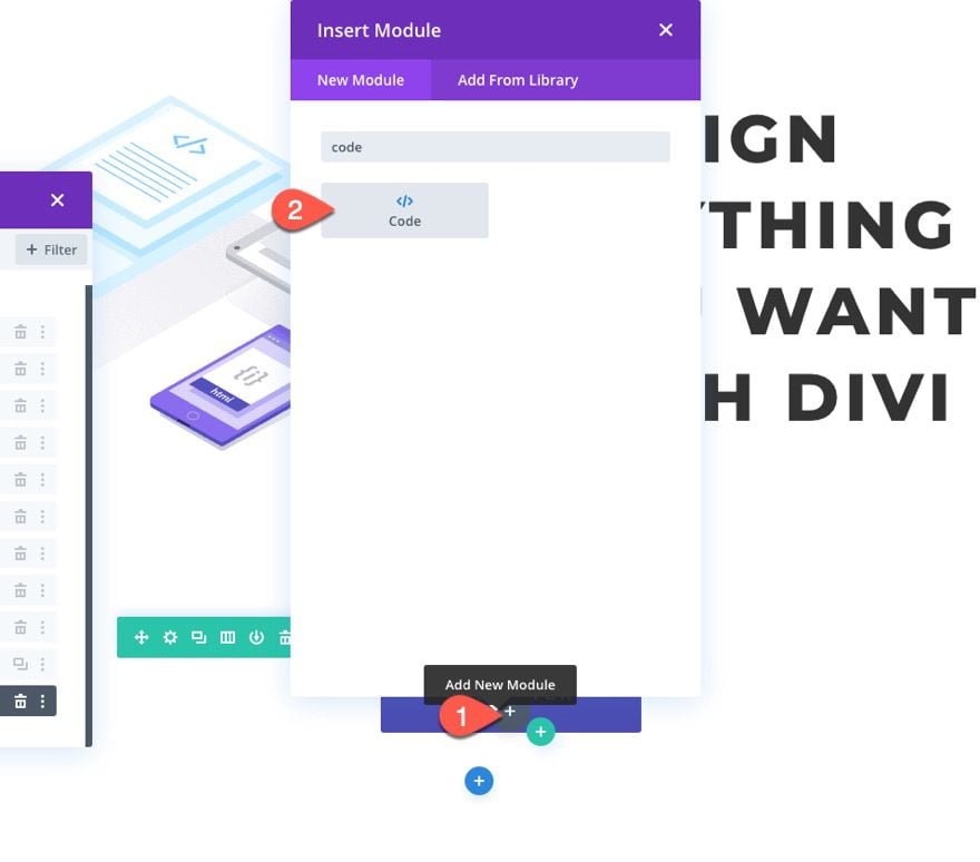 change style of multiple elements on click or hover in divi