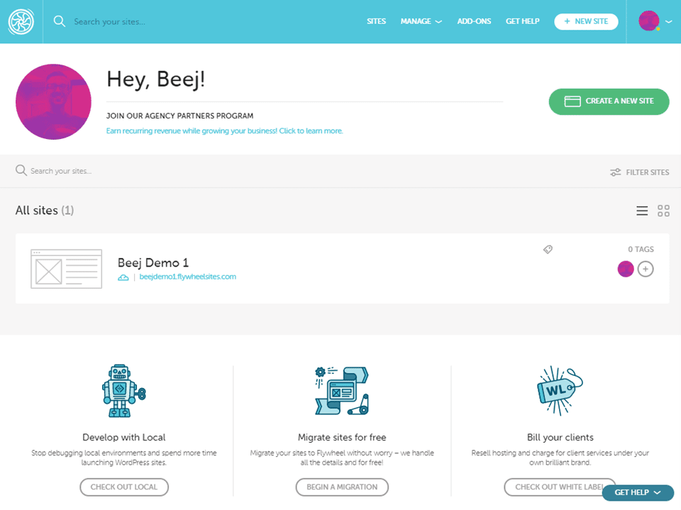 flywheel dashboard