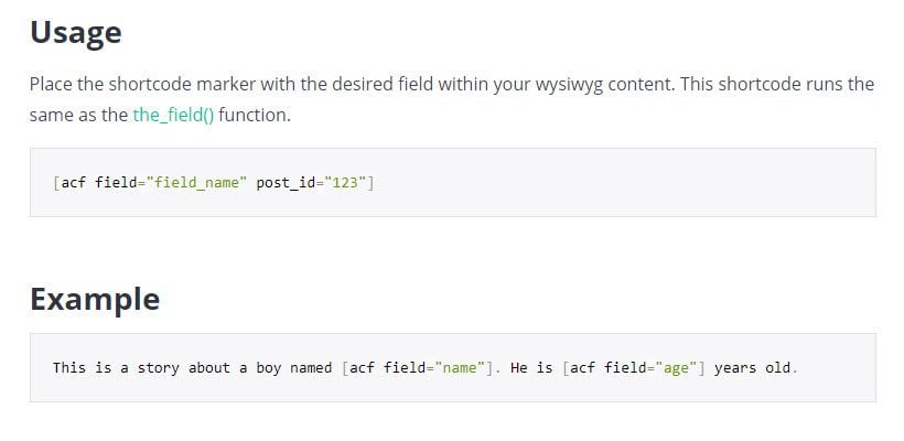 WordPress Custom Fields