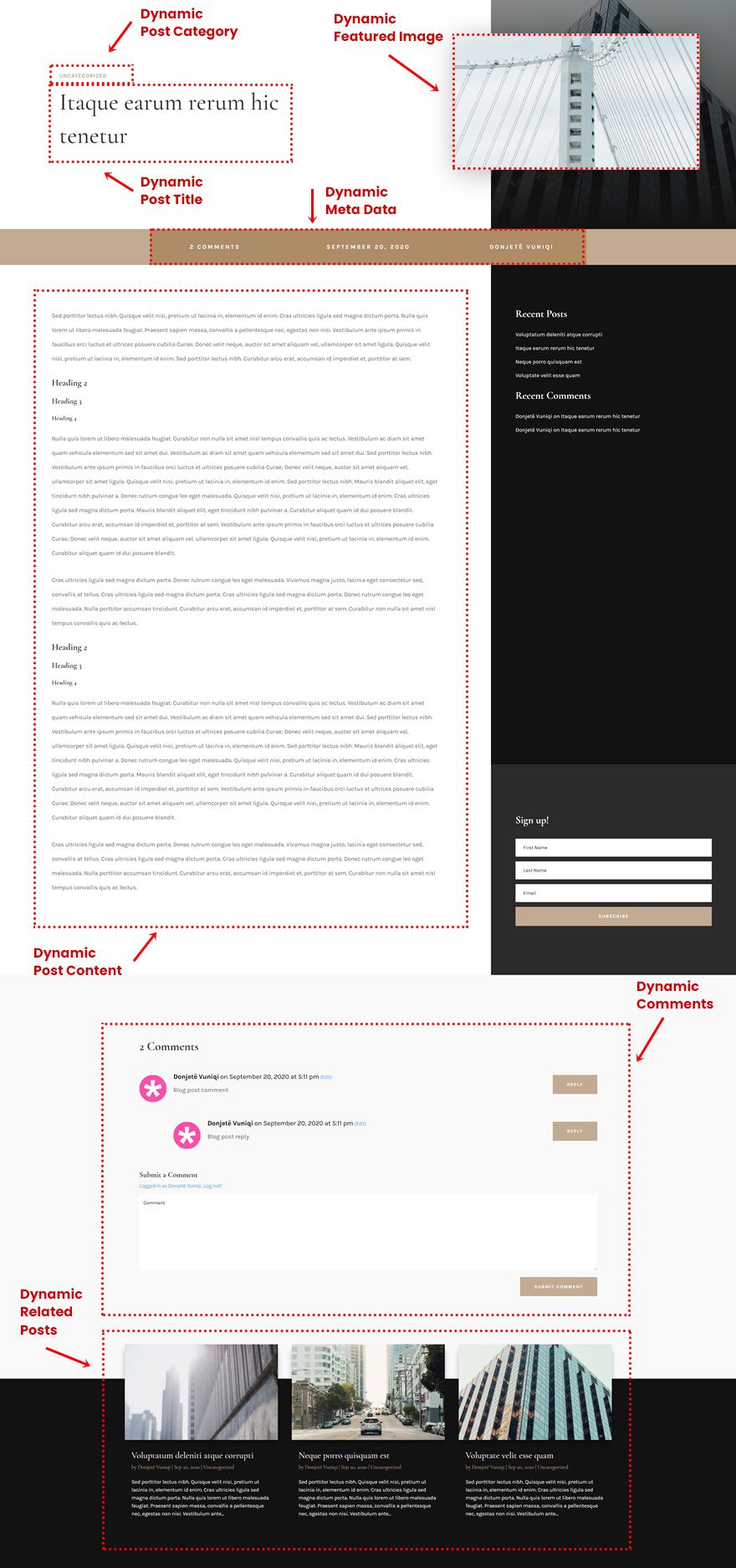 architecture firm blog post template