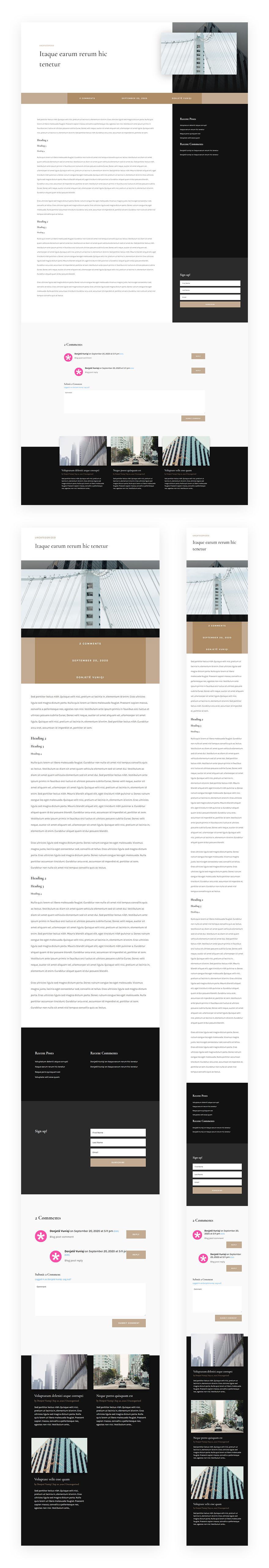 architecture firm blog post template
