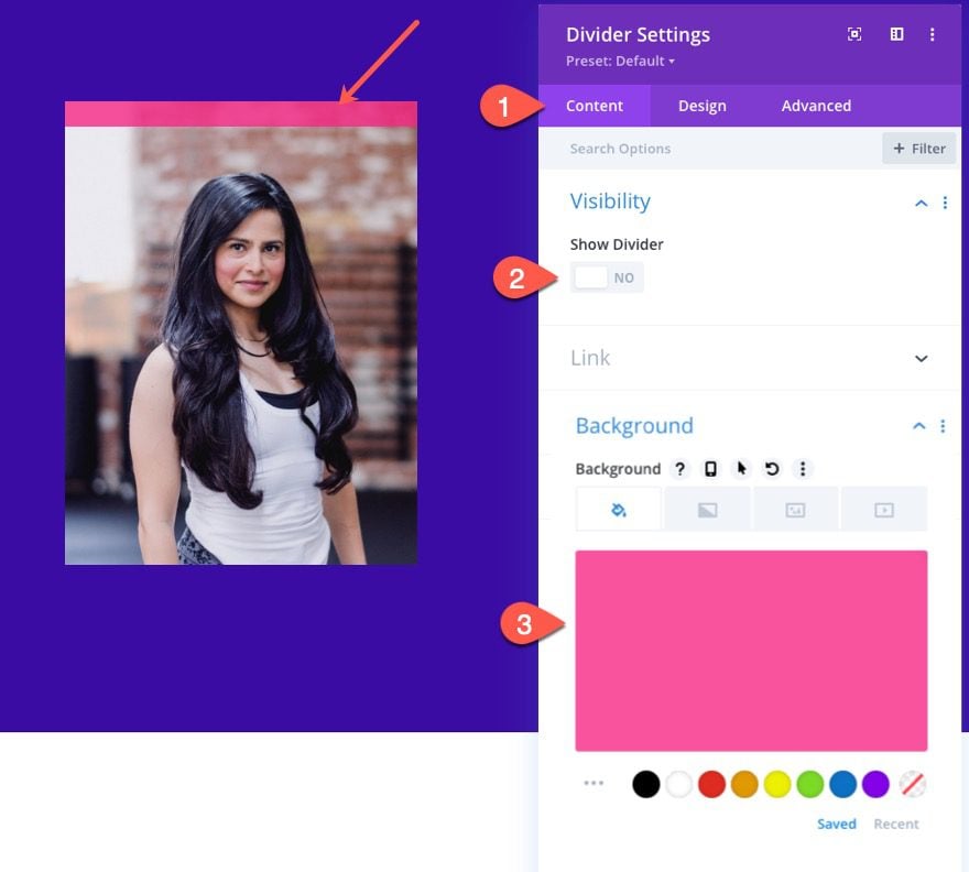 divi image overlays