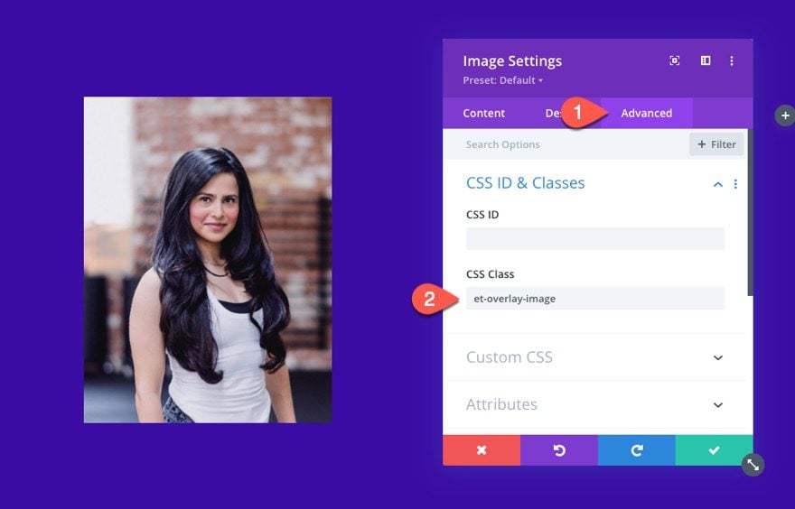 divi image overlays