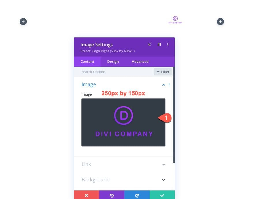 divi logo image global presets