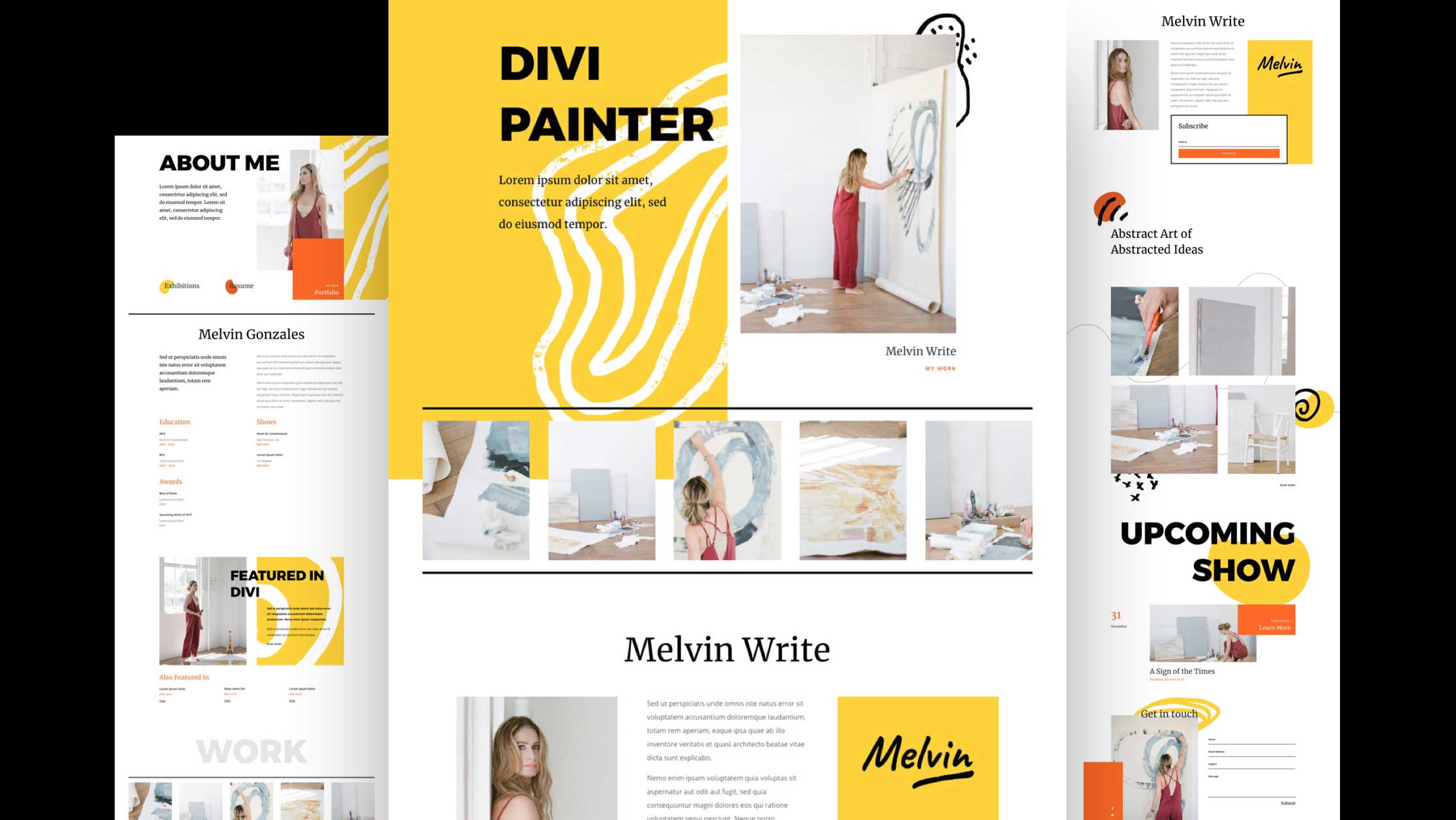 Get a FREE Painter Layout Pack for Divi