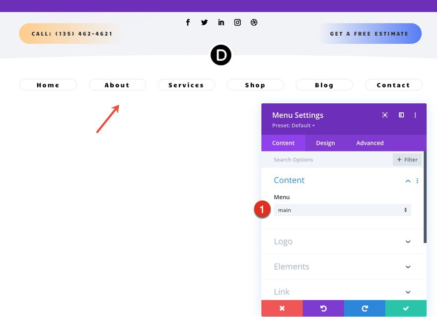 window cleaning header and footer