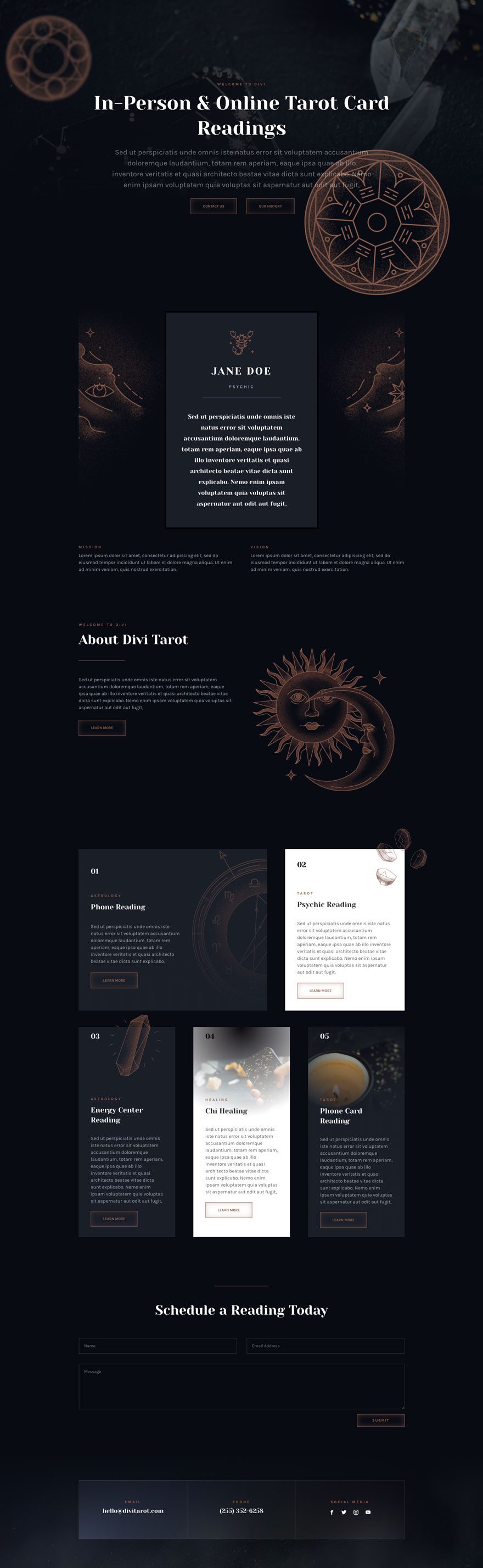 tarot website