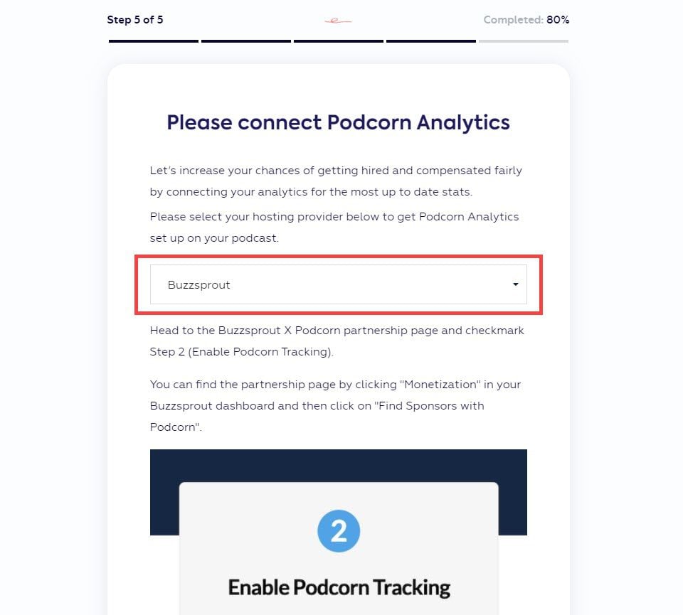 podcorn analytics tracking