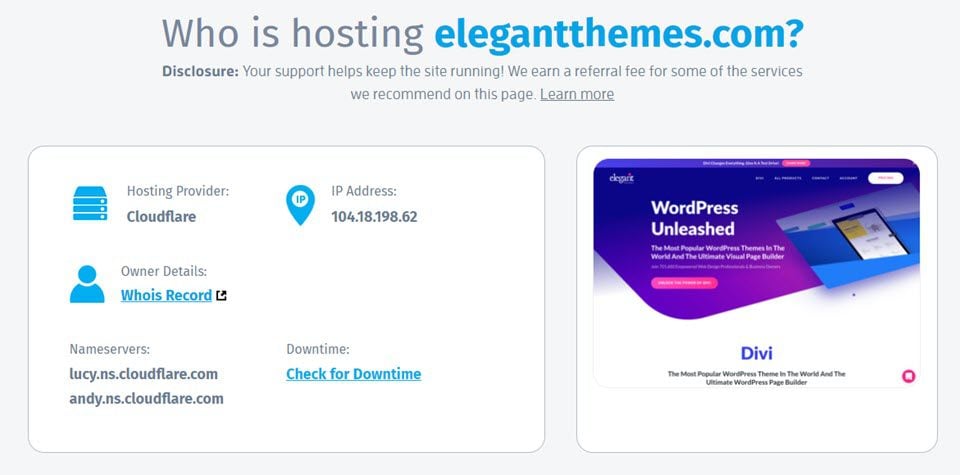 Whois Website Hosting Company Info & IP Whois