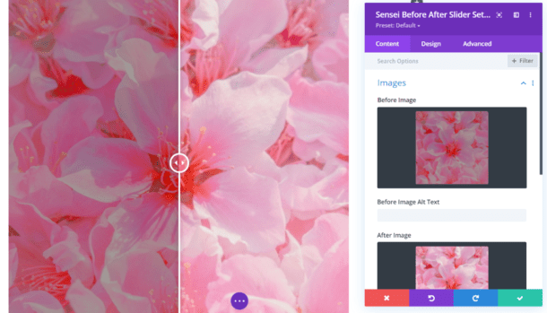 Divi Plugin Highlight: Divi Sensei Before After Slider