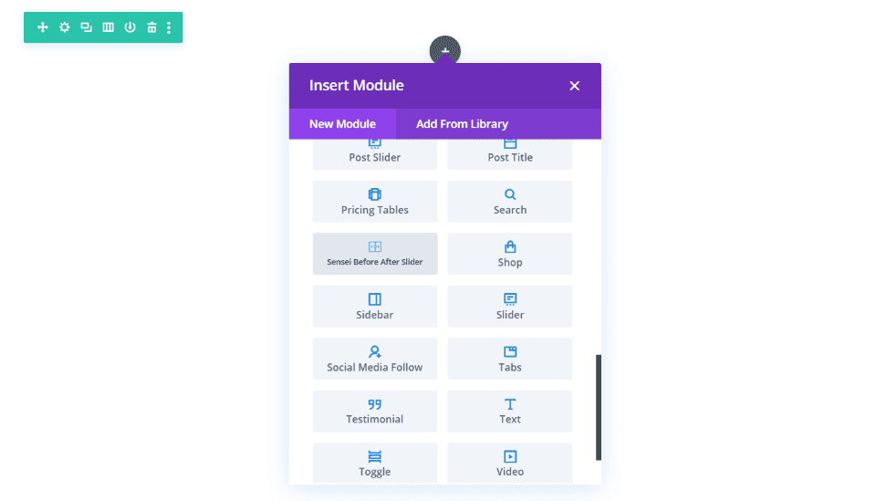 Divi Sensei Before and After Slider Module