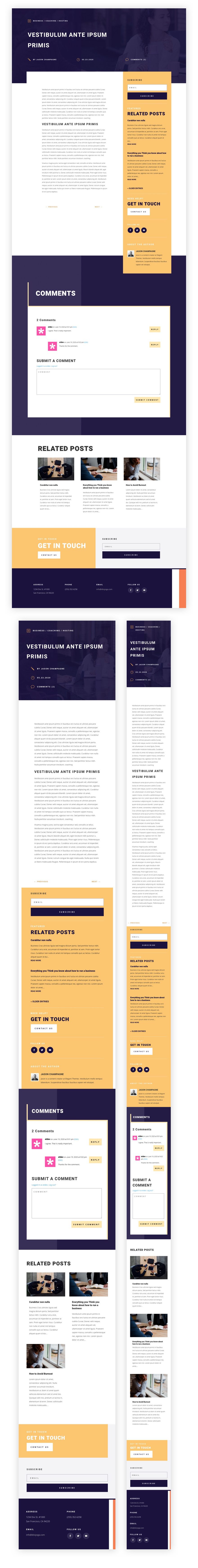 blog post template for Divi's PR Firm Layout Pack