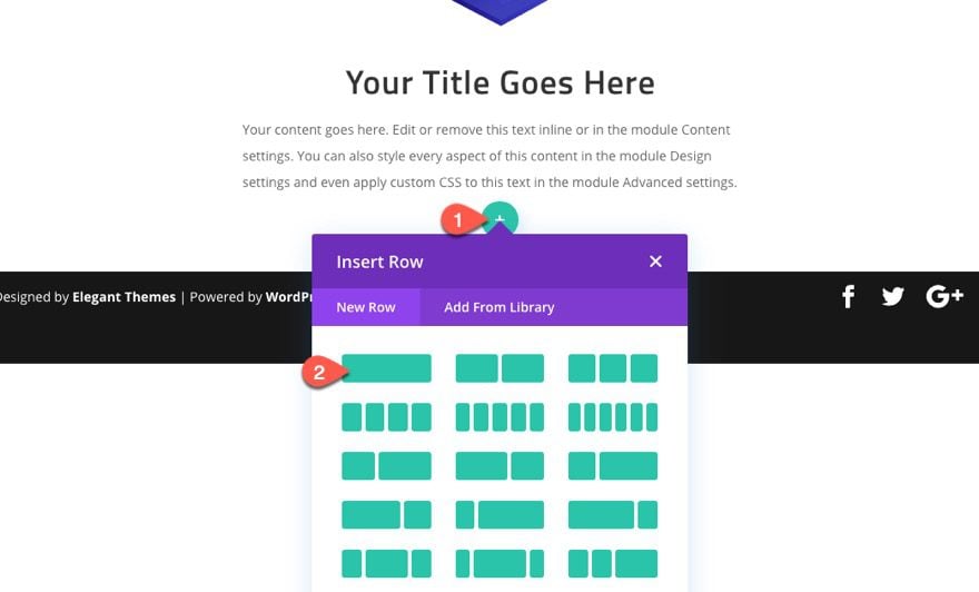 divi sticky cta menu on scroll