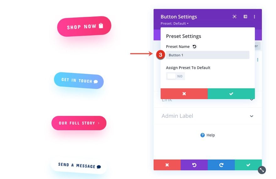 candy shop global presets style guide