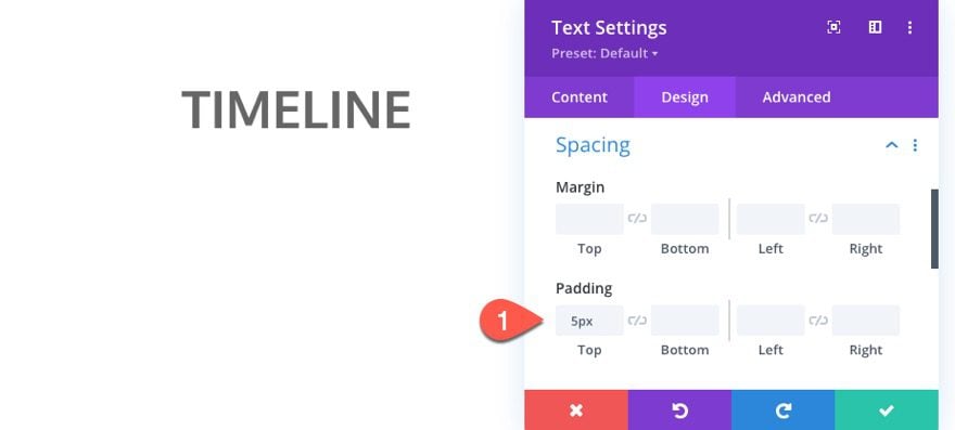 divi vertical sticky timeline