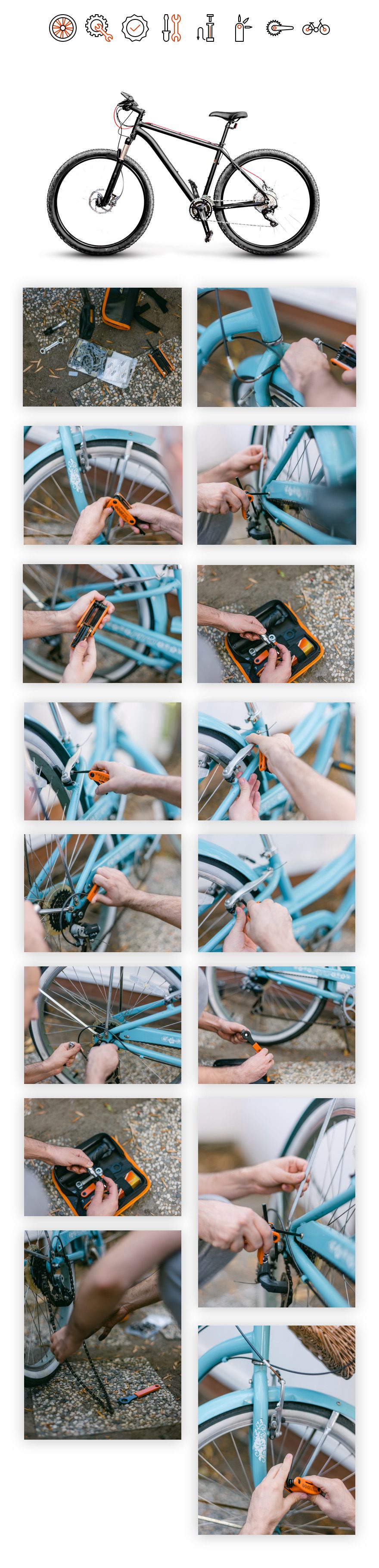 divi bike repair layout pack