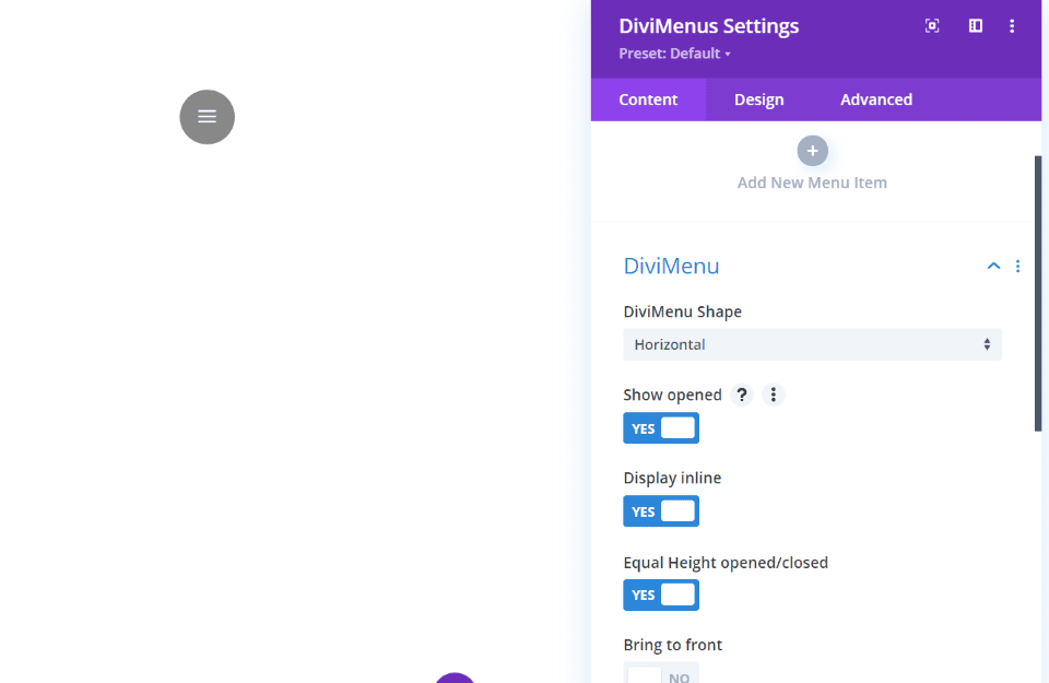 Content Settings