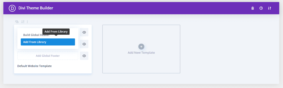 Creating a Global Header in the Divi Theme Builder