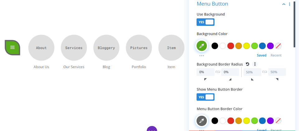 Menu Button