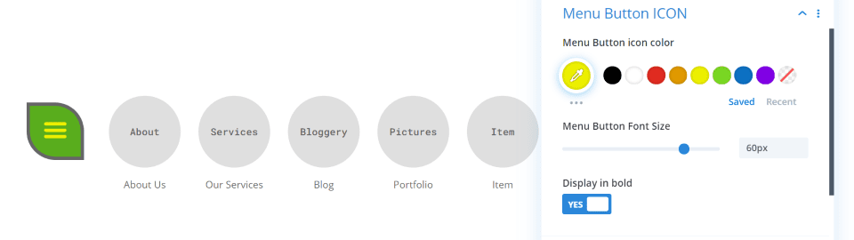 Menu Button