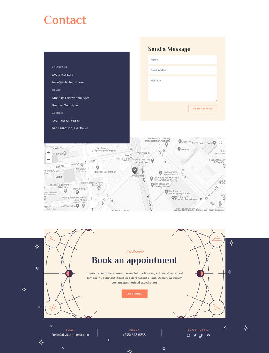 divi astrologer layout pack