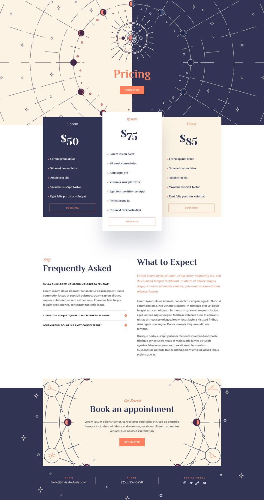 divi astrologer layout pack