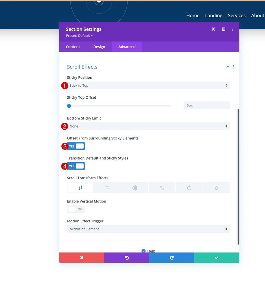 hide header before scroll
