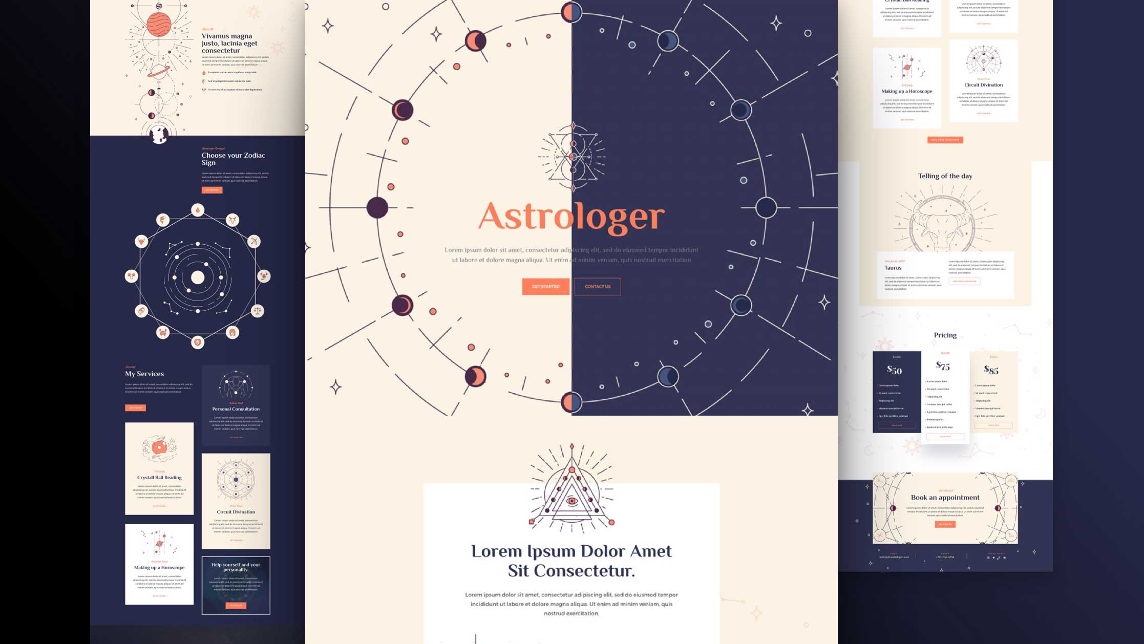 Get a FREE Astrologist Layout Pack for Divi