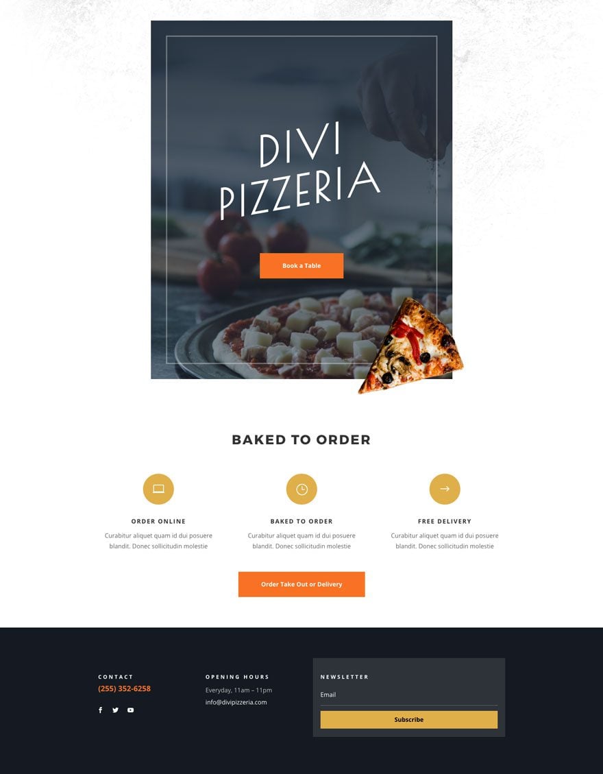 pizzeria website