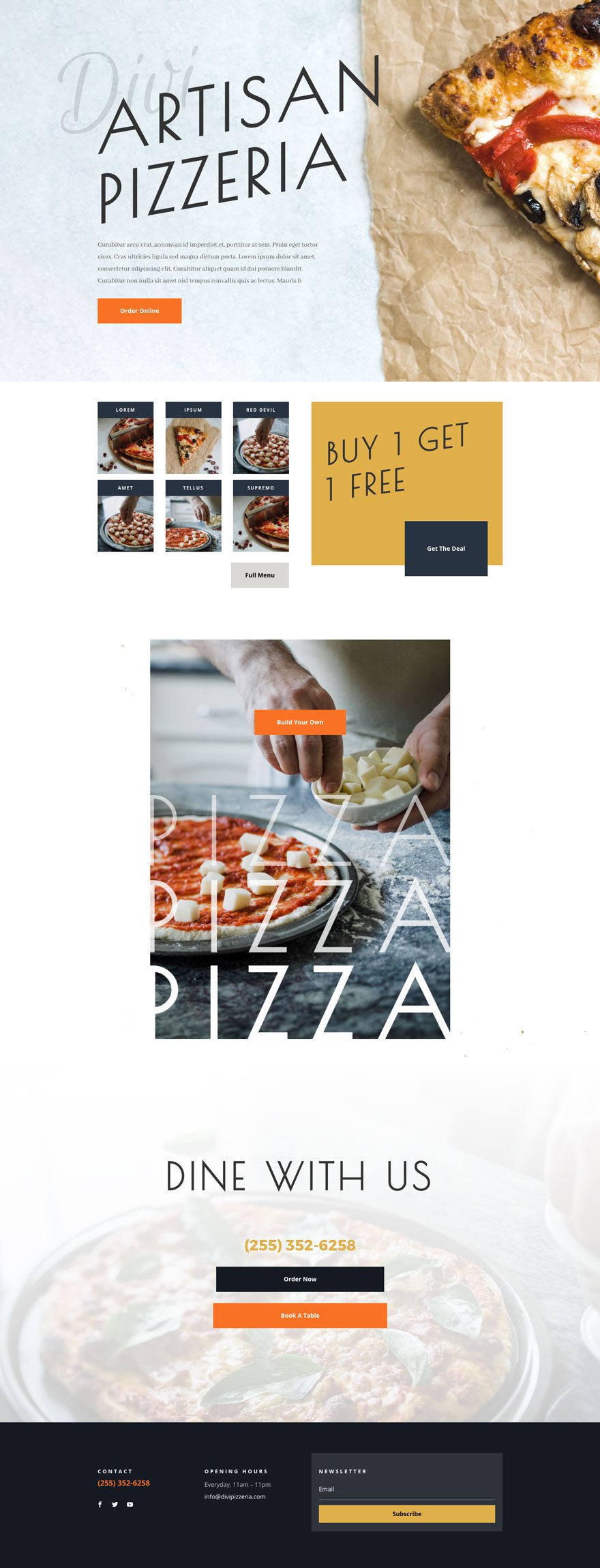 pizzeria website