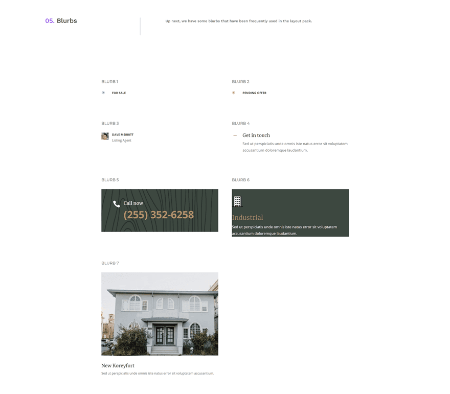 realtor global presets style guide