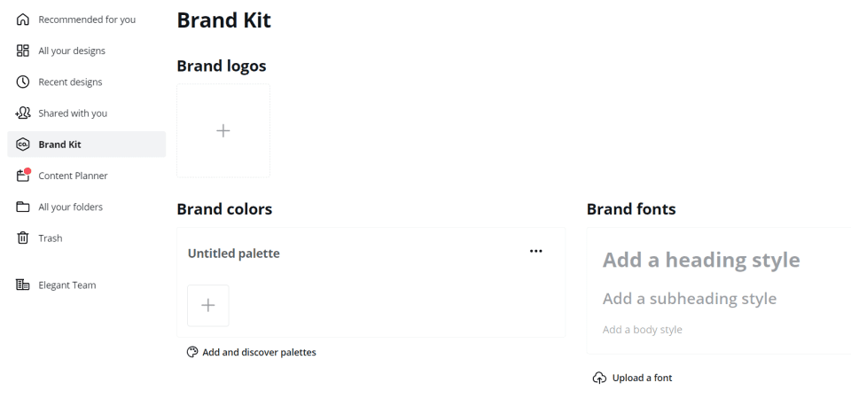 Brand Kit Features