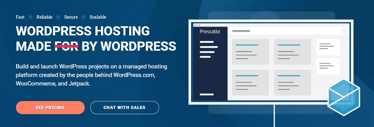 Pressable's WooCommerce hosting plans.