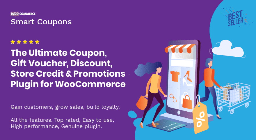 The WooCommerce Smart Coupons extension.