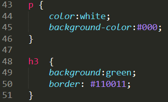 css basics of color