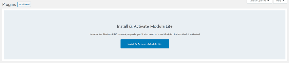 Installing Modula Pro