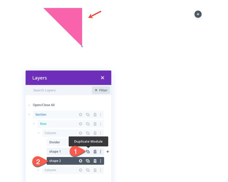 animate css shapes in divi