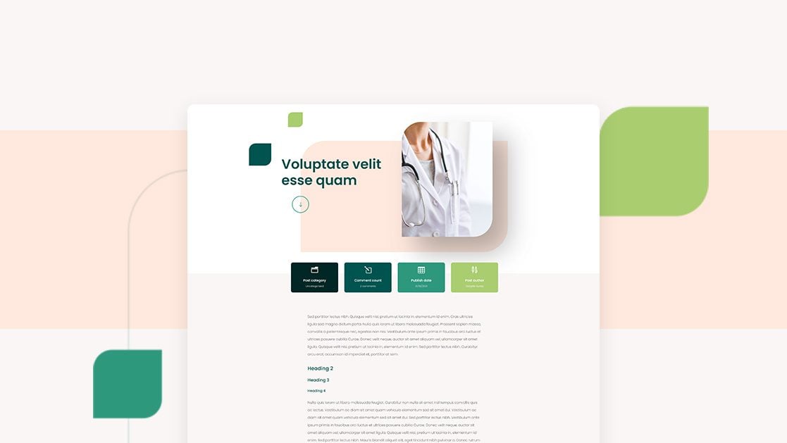 Download a FREE Blog Post Template for Divi’s Family Doctor Layout Pack
