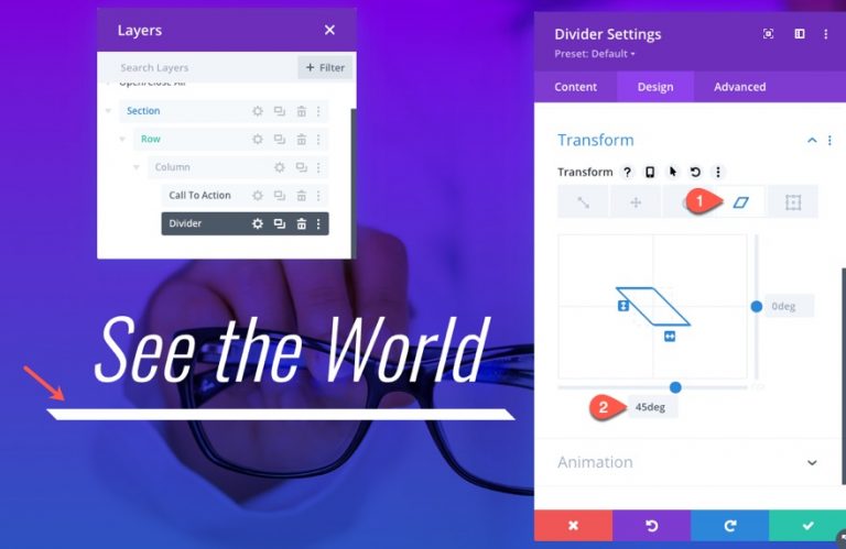 Hero Transition How to Design a Hero Section with Custom Transitions and Animations in Divi