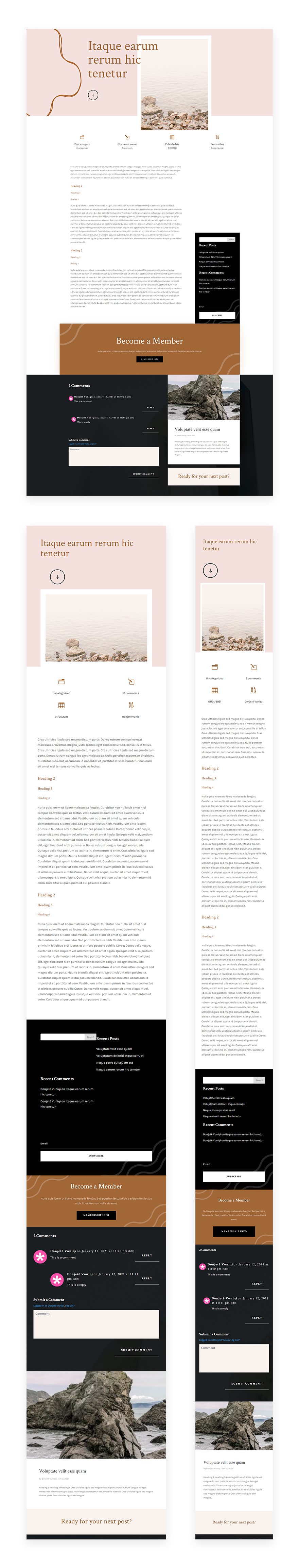 meditation center blog post template