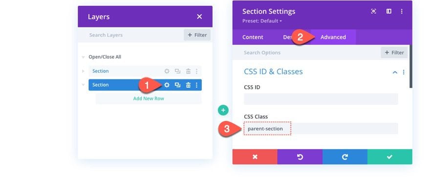 insert divi modules or rows into other modules