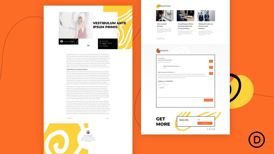 Get a FREE Blog Post Template for Divi’s Painter Layout Pack